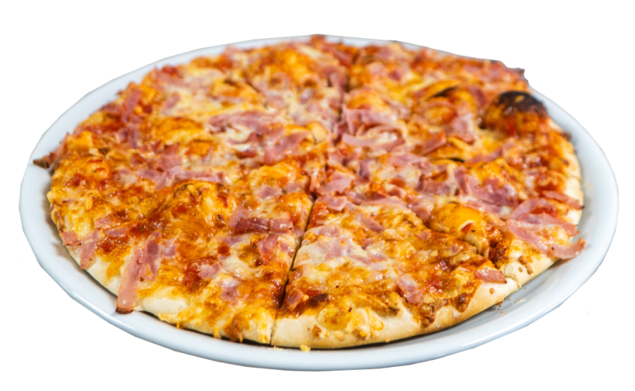 Schwebende Pizza